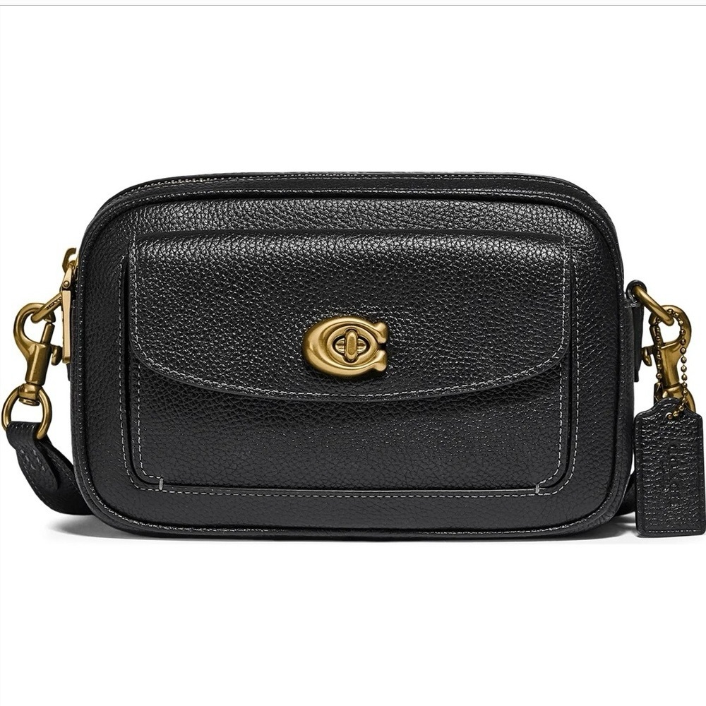 Coach Pebble Leather Camera Bag